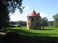 Mühlwerk in der Stadt Horní Podluží