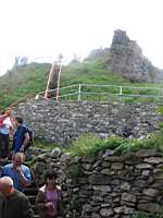 Ruins of the castle with a nice restaurant Toltejn