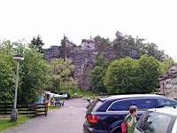 Ruins of castle Sloup